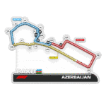 Baku, Azerbaijan – F1 NEON RACE TRACK