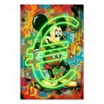 MICKEY MOUSE EURO – NEON ART