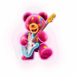 TEDDY BEAR – Neon Pop Art