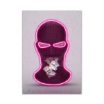 MONEY MASK – Neon Motivational Art