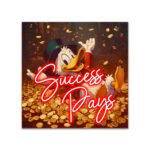 SUCCES PAYS – Neon Motivational Art